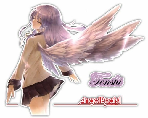 Angel beats adesivo - angel, beats!