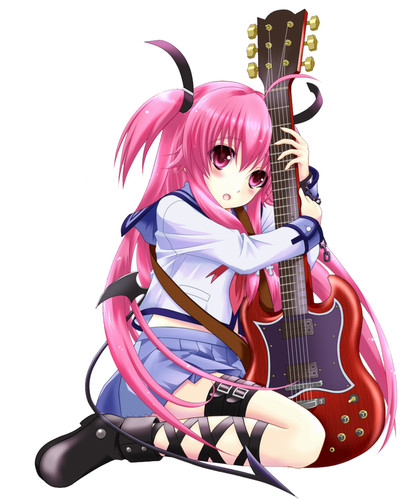 Adesivo yui angel - angel, beats