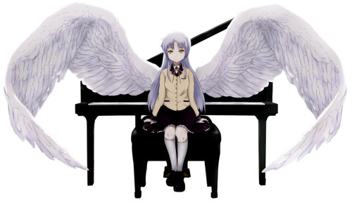 Adesivo anime angel beats - adesivo,