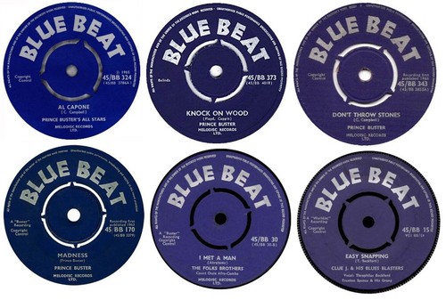 85mm record label vinyl - x6,